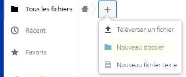 Nouveau dossier