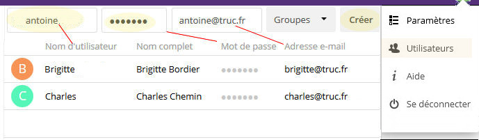 cree user 1