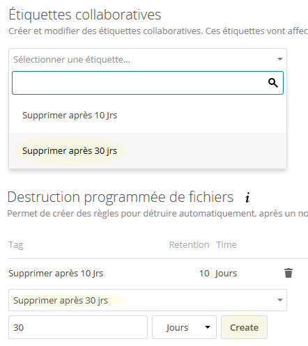 etiquettes collaboratives