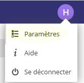menu utilisateur 1