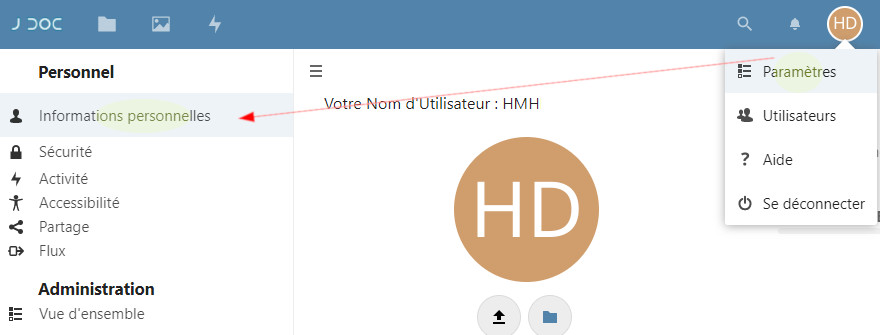 personnel infos personnelles